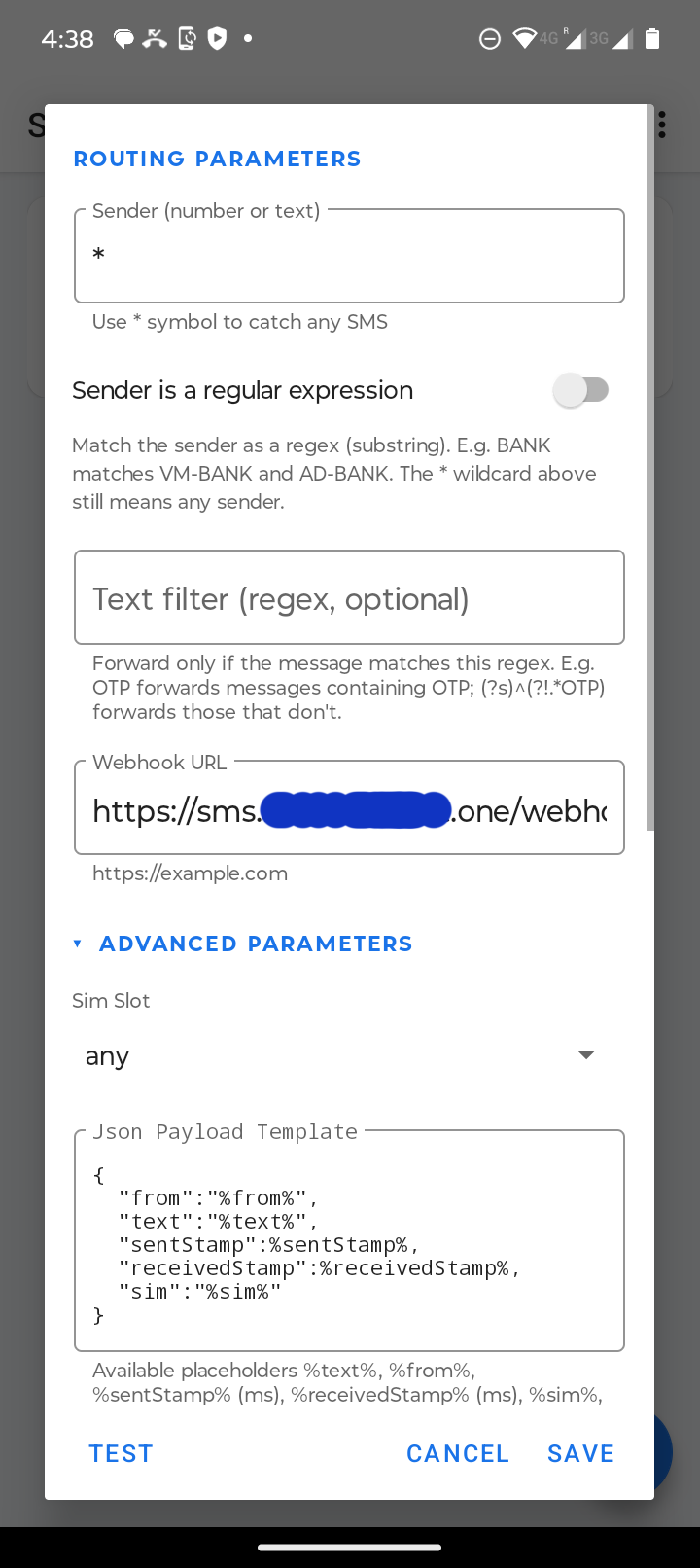 android_income_sms_gateway_webhook app configuration
